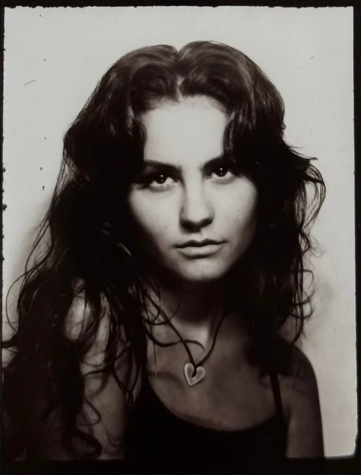 Black and white portrait of Augusta Jackson